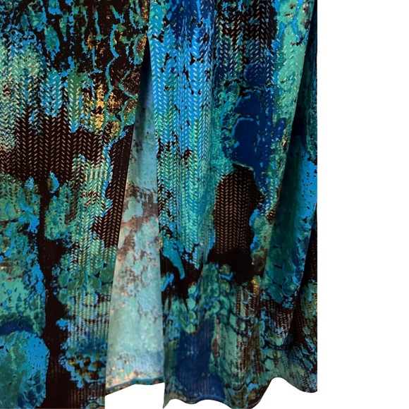 Jones New York Green Maxi Party Dress - Picture 4 of 7